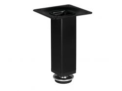 Опора регулируемая квадратная GIFF Nelio 25x25/100 черный