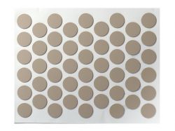 Заглушка конфирмата самоклеющаяся Weiss d=14 капучино (50 шт) (2222)