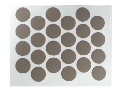 Заглушка минификса самоклеющаяся Weiss d=20 грунт (24 шт) (1220)