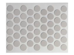 Заглушка конфирмата самоклеющаяся Weiss d=14 кашемир (50 шт) (702)