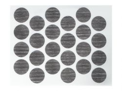 Заглушка минификса самоклеющаяся Weiss d=20 дуб серо-коричневый (24 шт) (1313)