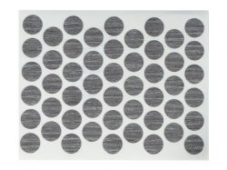 Заглушка конфирмата самоклеющаяся Weiss d=14 дуб серо-коричневый (50шт) (1313)