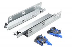 Напрямна прихованого монтажу повного висування з дотягувачем 3D Forte GIFF PRIME (16-19мм) L=300