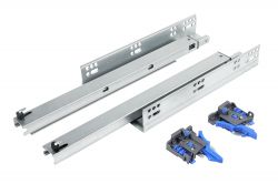 Напрямна прихованого монтажу повного висування з дотягувачем 3D Forte GIFF PRIME (16-19мм) L=400