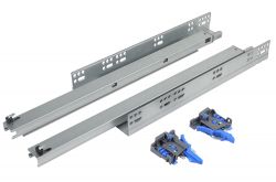 Напрямна прихованого монтажу повного висування з дотягувачем 3D Forte GIFF PRIME (16-19мм) L=500