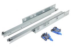 Напрямна прихованого монтажу повного висування з відштовхувачем 3D Forte GIFF PRIME (16-19мм) L=550