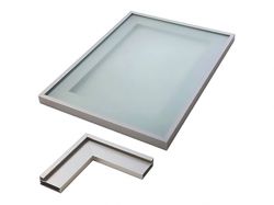 Фасад з профілю Э9 анодований (без наповнення)