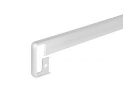 Стиковка стільниці пряма U-закруглена GIFF 38х600 R-3 алюміній