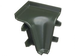 Угол к плинтусу Rehau 118 90* 6020 Зеленый-внутренний