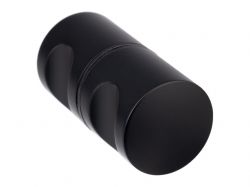 Ручка-кноб кругла GIFF Glass 246 чорний матовий