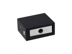 Конектор стіна-труба 30x10 мм GIFF 318 чорний матовий