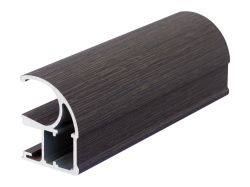 Вертикальний відкритий профіль Slider Premium (венге матовий) L=5200