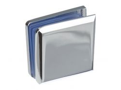 Конектор 90° стіна-скло-підлога GIFF 721 полірований хром