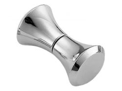 Ручка-кноб кругла GIFF Glass 267 полірований хром