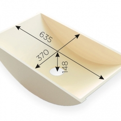 Мойка из акрилового камня №205R (Барокко-T)(TriStone)