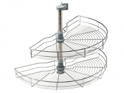 Карусель 1/2 GIFF d=750 хром (2 полки)