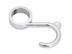 Крючок трубы-рейлинга d=16 несъемный Ozkardesler хром