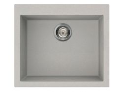Мойка искусственный камень Elleci 570x500 Quadra 105 Aluminium M79