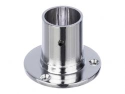 R-11M Кріплення труби d=25 високе (алюміній) GIFF фланець хром