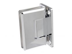 Петля 90° цинк. сплав стена-стекло GIFF 301Zn полированный хром