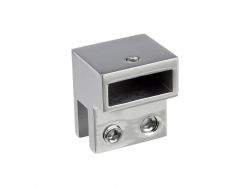 З'єднувач скло-труба 30x10 мм торцевий GIFF 311 полірований хром