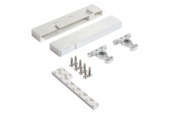 Кріплення передньої панелі GIFF PRIME FlatBox 3D H=116 (комплект 2 шт) білий