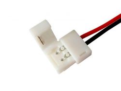 Конектор для LED 8 mm (стрічка-провід 3528)