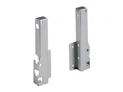 З'єднувач задньої стінки Atira лівий Hettich H=144 срібло (9.007.355)