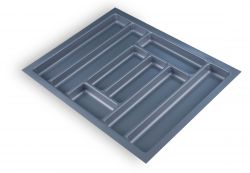 Лоток для столових приладів Standard 630х480 сірий