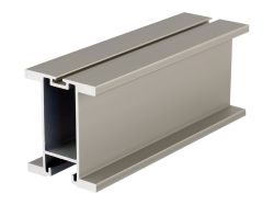 Профіль вертикальний закритий з пазом під щітку Slider HARD L=5300 шампань