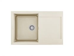 Мойка искусственный камень Elleci 790x500 Easy 300 Bianco Antico G62