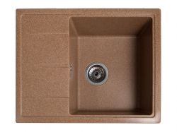 Мойка искусственный камень Solid 580х470 Силика терракот (без отверстия под смеситель)
