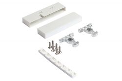 Кріплення передньої панелі GIFF PRIME FlatBox 3D H=84 (комплект 2 шт) білий