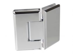 Петля 135° цинк. сплав стекло-стекло GIFF 302Zn полированный хром