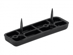 Опора меблева з двома цвяхами GIFF чорний