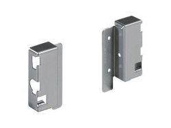 Соединитель задней стенки Atira левый Hettich H=70 серебро (1.062.501)