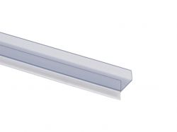 Профіль щілинний цокольний WP L=3000 t=18 прозорий