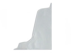 Заглушка до плінтуса 118 Rehau Алюміній-ліва 98114