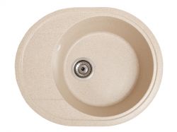 Мийка штучний камінь Solid КОМФИ 580х470 капучино (без отвору під змішувач)