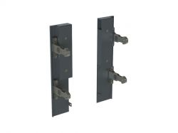 Кріплення передньої панелі GIFF PRIME FlatBox H=167 (комплект 2 шт) графіт