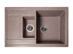 Мойка искусственный камень Solid ПРАКТИК 780х510 гранит (без отверстия под смеситель)