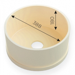 Мойка из акрилового камня №388 (Барокко-T)(TriStone)