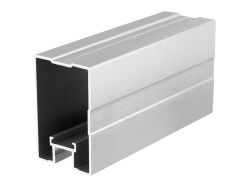 Профиль вертикальный закрытый Slider QUADRO серебро браш L=5200