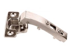 Петля равнолежащая с доводчиком Clip-on Hafele METALLA D SM N 90* d=35 никель (315.01.740)