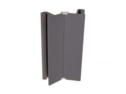 Кут до цоколю 90*-135* Volpato Н=100 онікс сірий