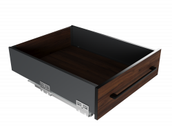 Висувний ящик GIFF PRIME FlatBox 3D L=550 H=116 графіт