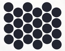 Заглушка минификса самоклеющаяся Weiss d=20 антрацит глянец (24 шт) (5010)