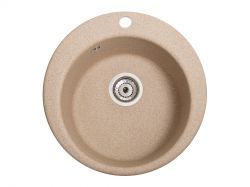 Мийка штучний камінь Solid Поні D475 латино беж (з отвором під змішувач)