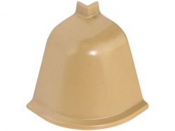 Угол к плинтусу Rehau 118 90* 94110 Темный беж-внешний