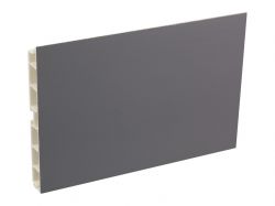 Планка цокольна Volpato L=4000 H=100 онікс сірий